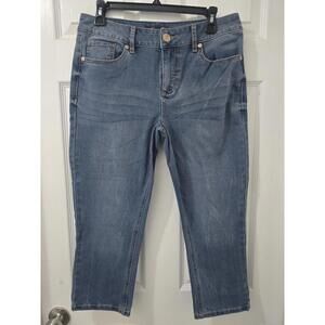 Seven7 Women's 4-Way Stretch Blue Denim Jeans Size 10